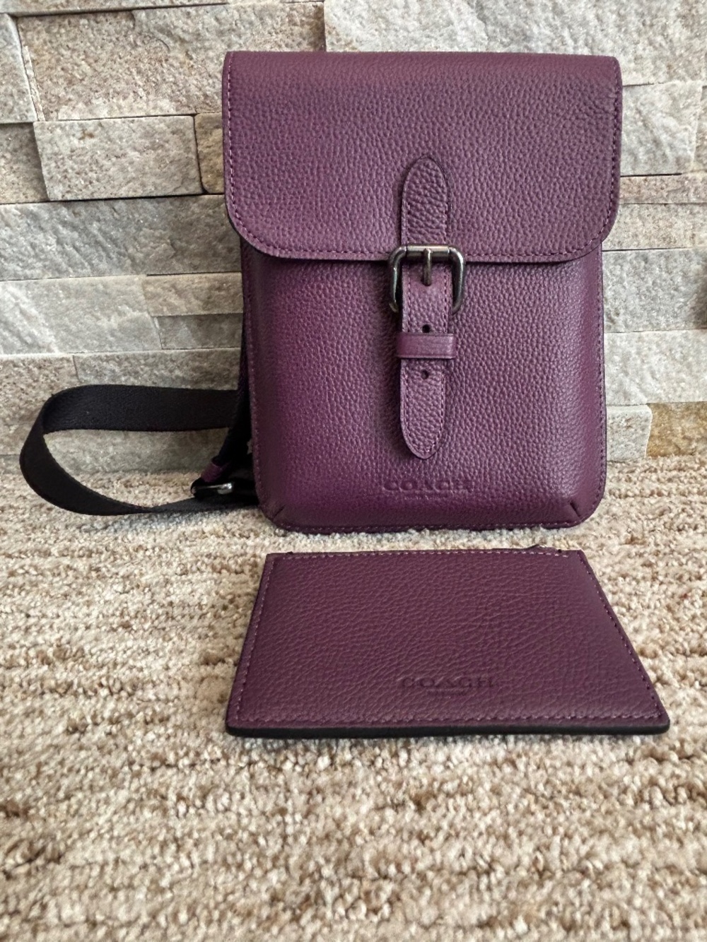 COACH Men’s Small Hudson Crossbody Bag & Matching Card Holder